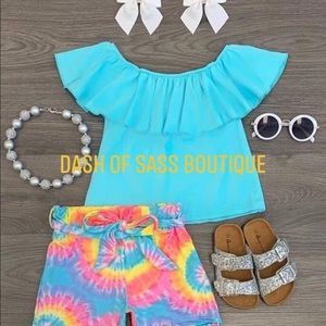 Tie dye short set